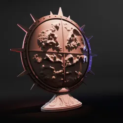 Innocent World Map | Evil Lair Decoration For TTRPG