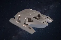 Interceptor Shuttle 3D Printer Test Print