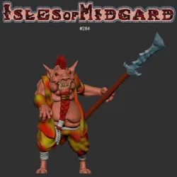 IoM Pigryn 'Beastmen' Pig'Ynz Warrior #05