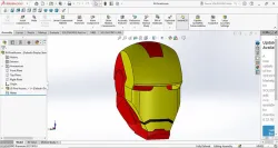 Iron man helmet