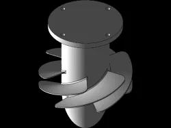 Kaplan turbine.