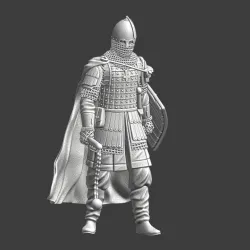 Kievan Rus Medieval Elite Guard with flail