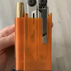 Leatherman signal belt holster with Kaweco Sport slot