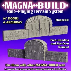Magna-Build Double Doors, Dooways, and 10' Arches
