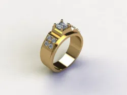 Man ring free design cad file