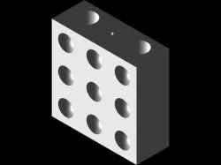 Marble Tic Tac Toe Board