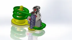 Marble toy of gears