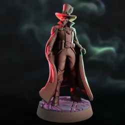 Masked Highborn Noble Warlock | Tabletop D&D, RPG Mini
