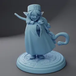 Maya the Goblin Cleric (+ face variant)