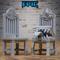Mimic Chair / Covering Furniture Creature / Evil Trap / Sewers City Building Equipment / Ruthless Trickster Base Item / Dungeon Area Decoration / Shapechanger Encounter