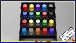 Modular acrylic paint holder