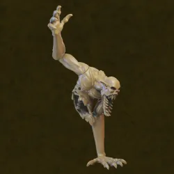 Mourn Ghoul miniature (32mm, modular)