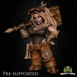 Mystnia Hardspring  [PRE-SUPPORTED] Female Dwarf Blacksmith
