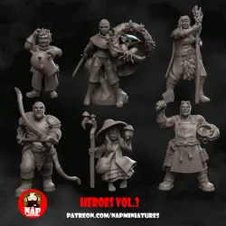 Nap Miniatures - May release - Heroes Vol.3