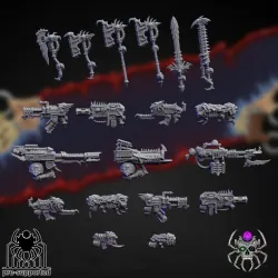 Nightmare Harbingers Battle Squad Wearopns and Hands (Bits)