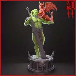 Orc and a succubus