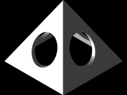 Paint drying pyramid stand