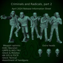 Patreon pack 32 - April - Criminals and Radicals p2