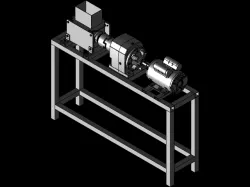 Plastic shredder machine