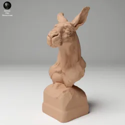 Red Kangaroo Bust