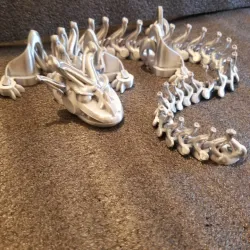 Shakaworld3D Mech Jester Dragon articulated