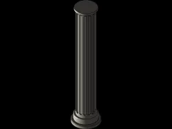 Simple Ancient Greek Column