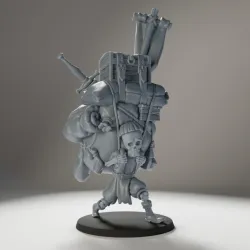 Skeleton Squire Flagbearer