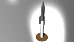 Spaceship floor lamp