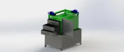 Stable metallic workbench