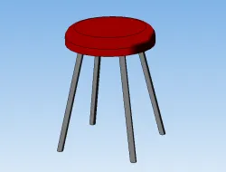 Stool in the kitchen