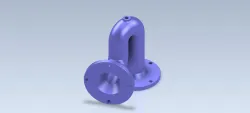 Studycadcam 3D CAD Exercise 985/ Pipe with Flanges/Tuberías con Bridas/Autodesk Inventor Pro