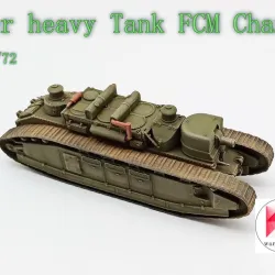 Super heavy Tank FCM Char 2C - Champagne (France, WW2)