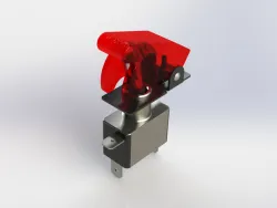 Toggle switch missile cover