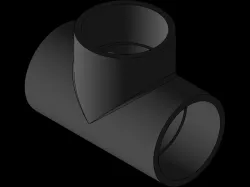 UPVC Equal Tee90