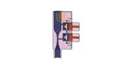 Venturi air flow sensor