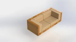 Wooden Sofa Set