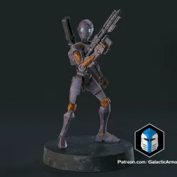 1:48 Scale Battle Droid Army - BX Commando Droids - 3D Print Files