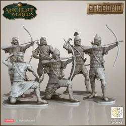 28mm multipart Neo Assyrian archers - Sargonid
