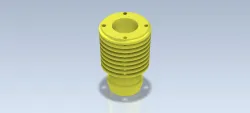 3D CAD Curtis Waguespack part /Cylinder/Cilindro Autodesk Inventor Pro