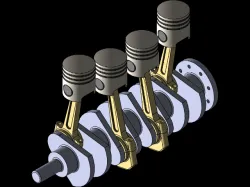 4 Cylinder Engine Assembly