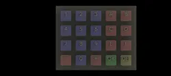 4x5 keypad