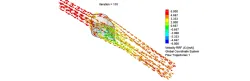 Air flow simulation