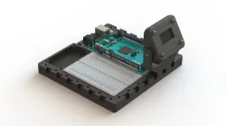 Arduino Breadboard OLED Stand
