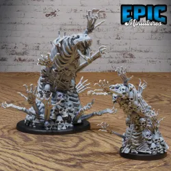 Bone Swarm Set / Skelet Creature / Undead Beast / Evil Zombie / Rotting Humanoid / Skeleton Monster / Graveyard Encounter