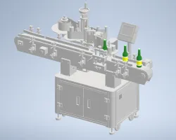 Bottle labeling machine