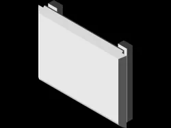 caliper battery cover