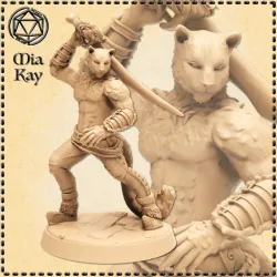 Catfolk Swordsman