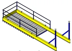 Crane loading platform