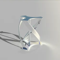 Darrieus vertical axis wind turbine