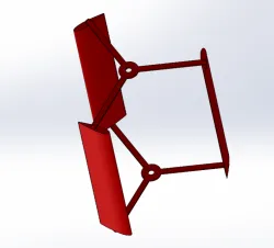 Darrieus vertical axis wind turbine